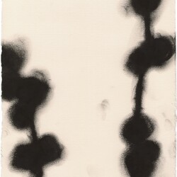 Christiane LÖHR, Untitled, 2018, Oil pastel on paper, 23 x 20 cm (framed: 44 x 42 x 3 cm)