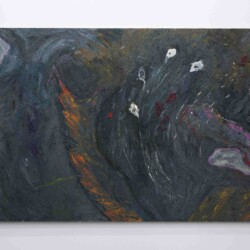 Pier Paolo CALZOLARI, Study for a Procession 1983, Oil on canvas, 150 x 250 cm