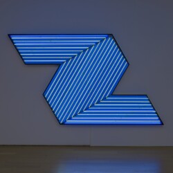 "IFFAFA 3", 2010, Neon tubes on aluminum frame, 200 x 350 x 15 cm