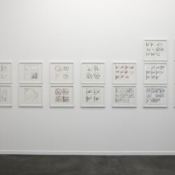 "Einstein on the beach", 2018 | Pencil, ink on paper, each: 35 x 43 cm, 46 x 52 cm framed