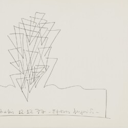 Alexis AKRITHAKIS, Untitled, 1977, Ink on paper, 29 x 42 cm