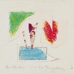 Alexis AKRITHAKIS, Untitled, 1977, Mixed media on paper, 29 x 42 cm