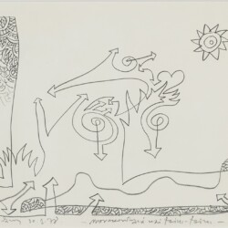 Alexis AKRITHAKIS, Untitled, 1978, Graphite on paper, 29 x 42 cm