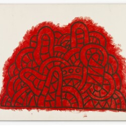 Alexis AKRITHAKIS, Untitled, ca. 1972, Oil on paper (mounted on canvas), 110 x 135 cm