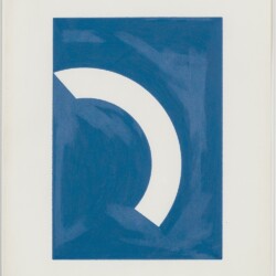 Stephen ANTONAKOS, "Fragment of a Circle", 1976, Colored pencil on paper, 35,5 x 28 cm