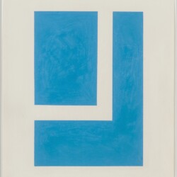 Stephen ANTONAKOS, "Fragment of a Square", 1976, Colored pencil on paper, 35,5 x 28 cm
