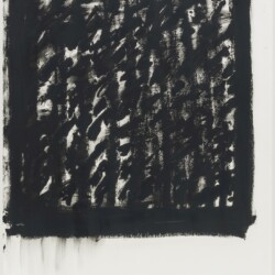 Jannis KOUNELLIS, Untitled (III), 1996, Oil stick on paper, 100 x 70 cm