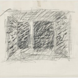 Jannis KOUNELLIS, Untitled, 1985, Pencil on paper, 23,5 x 32,5 cm