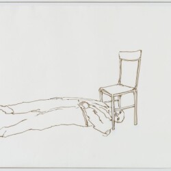 Juan MUÑOZ, 1993, Pencil and ink on white paper, 49 x 69 cm