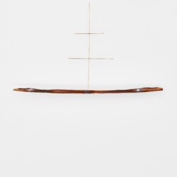 "Ship Ship Ship", 2020, Copper, Brass, Silver, 51 x 6 x 82 cm