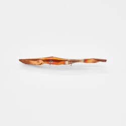 "Cloud 1", 2020, Copper, Brass, 40 x 8 cm