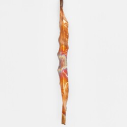"Falling Cloud", 2020, Copper, Brass, 50 x 6 cm