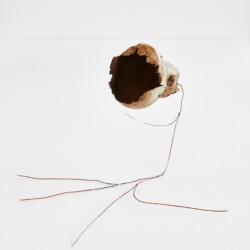 "Chill", 2020, Wolf Puff, Copper, Silver, 15 x 23 x 23 cm