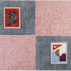 Untitled, 2020, Watercolour and mixed media on paper, 113 x 153 cm (framed: 130 x 166 cm)