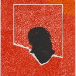 Untitled (Χριστός Νυμφίος), 2020, Watercolour on paper and museum board, 50 x 40 cm (framed: 67 x 57 cm)