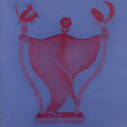 "Η Μάσκα του Κόκκινου Θανάτου / The Mask of Red Death", 2019, Colour pencil on paper, 100 x 88 cm