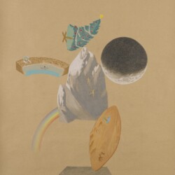 "Κος Κοσμικός Τουρισμός / Mr. Cosmico Turismo", 2019, Colour pencil on paper, 100 x 88 cm