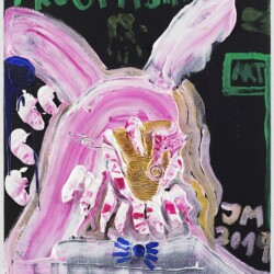 "LOS TANZ DEN 1. EDGAR WALLACE WIE APOLLO!", 2019, Acrylic on canvas, 120,5 x 100,3 x 3,3 cm