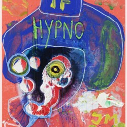 "ACH: DORNRÖSCHEN'S OMI LACHT DEN KUNSTSTAAT HERBEI !", 2019, Oil, acrylic and acrylic modelling paste on canvas, 120,5 x 100,3 x 3,3 cm