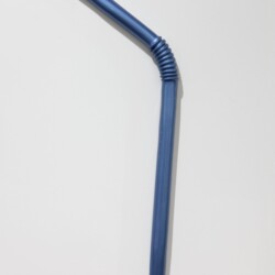 Rallou PANAGIOTOU "Solid Twice (BLU)", 2017, Alumimum cast, Volkswagen car paint, ca. 95 x 24 x 4 cm