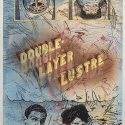 Jim SHAW, "Collaboration Drawing (Double Layer Lustre) ", 2001, Mixed media on paper, 76 x 57 cm