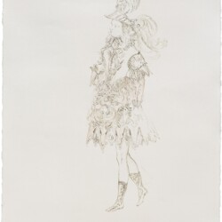 Christiana SOULOU "Le Bal II", 2018, Watercolour on paper, 76 x 57 cm
